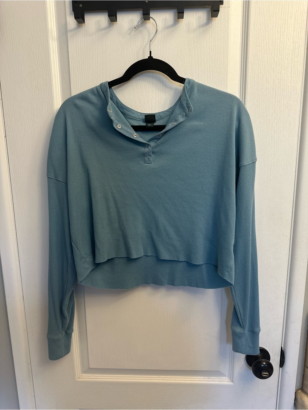 wild fable Cropped Sweatshirt - Light Blue